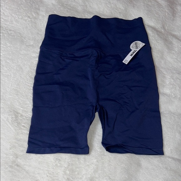 PINK Victoria's Secret Blue Bike Shorts with Stretchy Fit - Picture 1 of 4